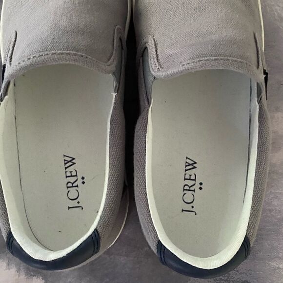 J. Crew Explorer Canvas Slip-On Sneakers Men’s Size 8 - Picture 6 of 7